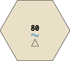 White terrain hex — 1889 H5